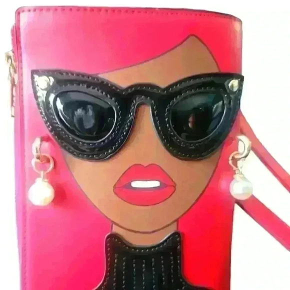 Ethnic stylists red crossbody bag - Picture 1 of 4